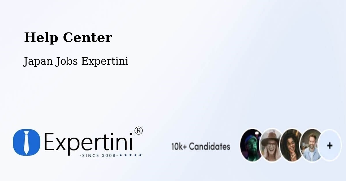 Help Center – Tsushima Shi - Japan Jobs Expertini