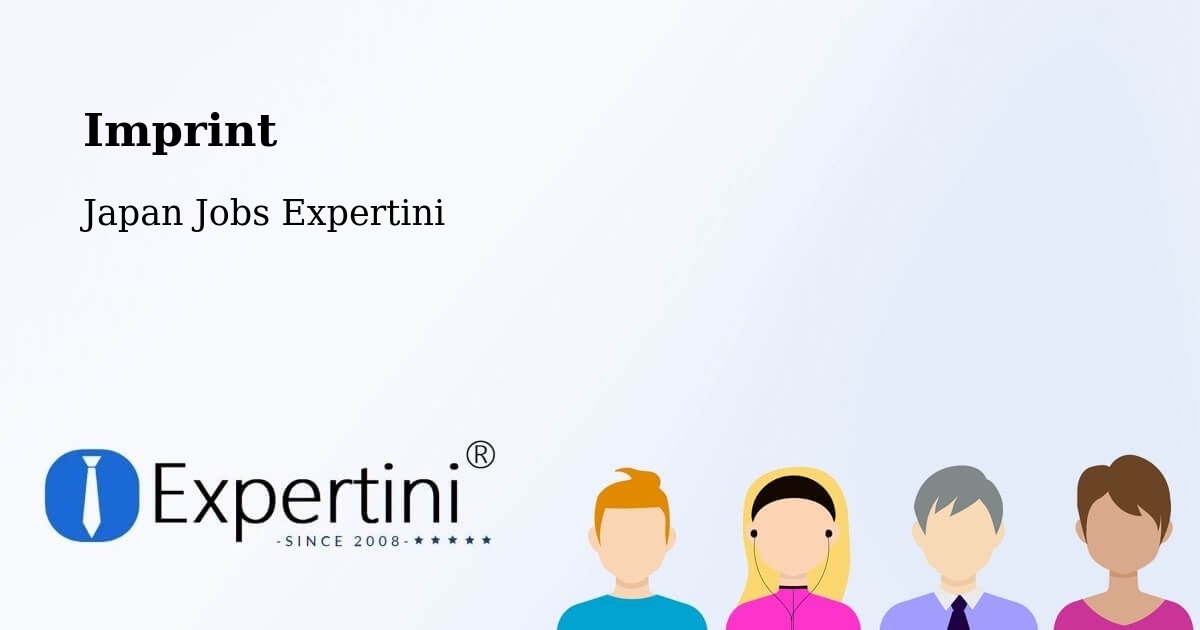 Imprint – Tsushima Shi - Japan Jobs Expertini